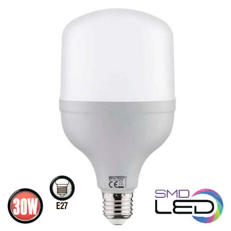 Лампа SMD LED TORCH-30W 6400K Е27 2400Lm 175-250V/20/ - /24/