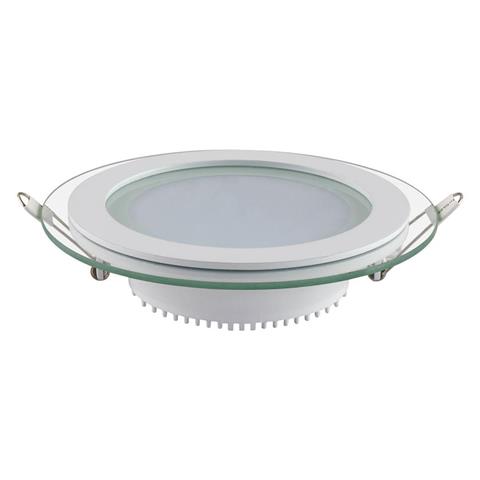 Светильник встроенный LED CLARA-6W 6400K 480Lm 165-260V d-96мм белый кругл./1/50