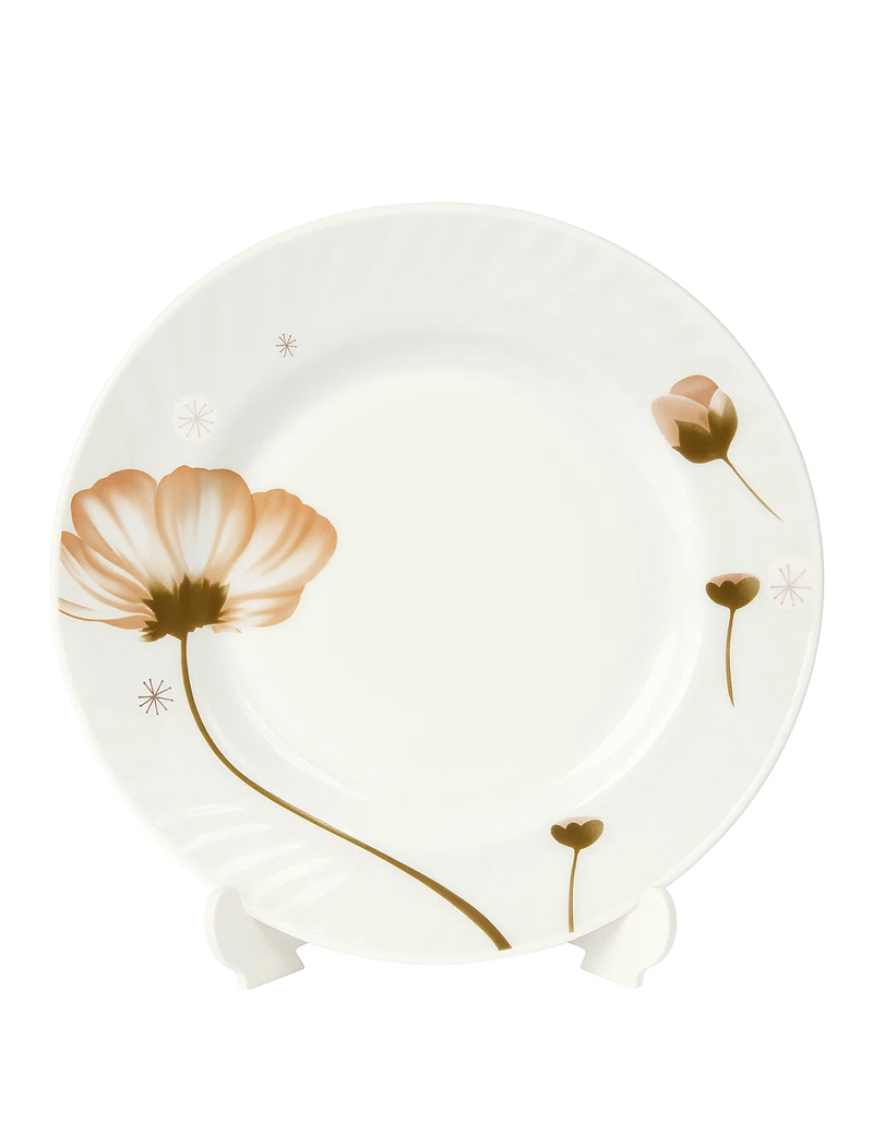 Тарелка обеденная круглая (стеклокерамика) d.9, 240мм (НР90-3 Нежный мак)