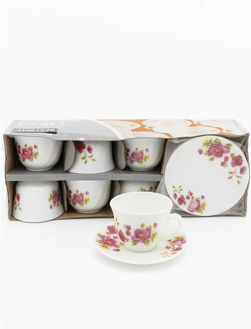 Набор чайный стеклокерамика 12 ед. XWB190F ТМ Destway