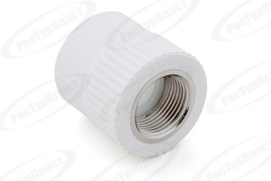 Муфта PP ВР (м) d.50 x 1 1/2 (30/5) ТМ ASG