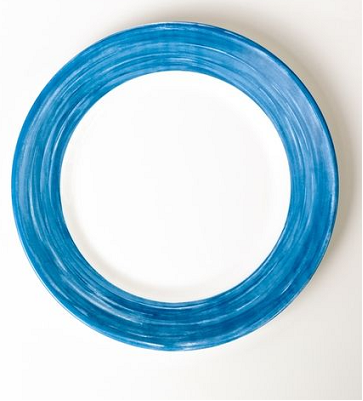 Тарелка 252 мм Brush Blue