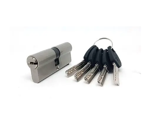 Цилиндр ключ-ключ KEDR M60 ZN (30*30) серебро