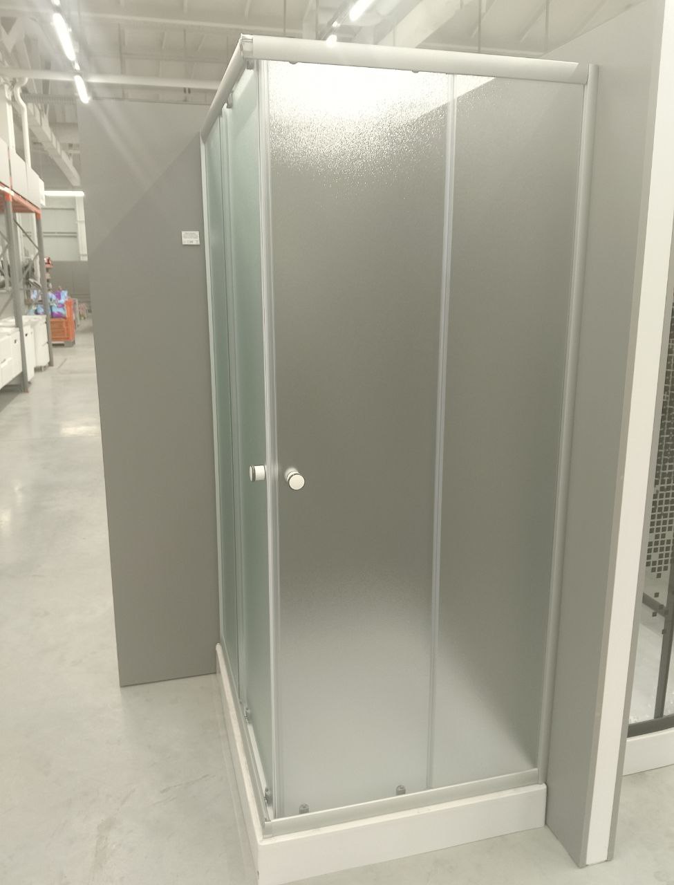 Кабина душевая прямоугольная стекло фабрик S-100-80/15 1940 100*80*(12) ТМ SANSA