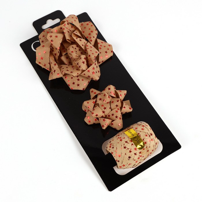 Лента с бантом (набор) (21251-11) ТМ Global Christmas