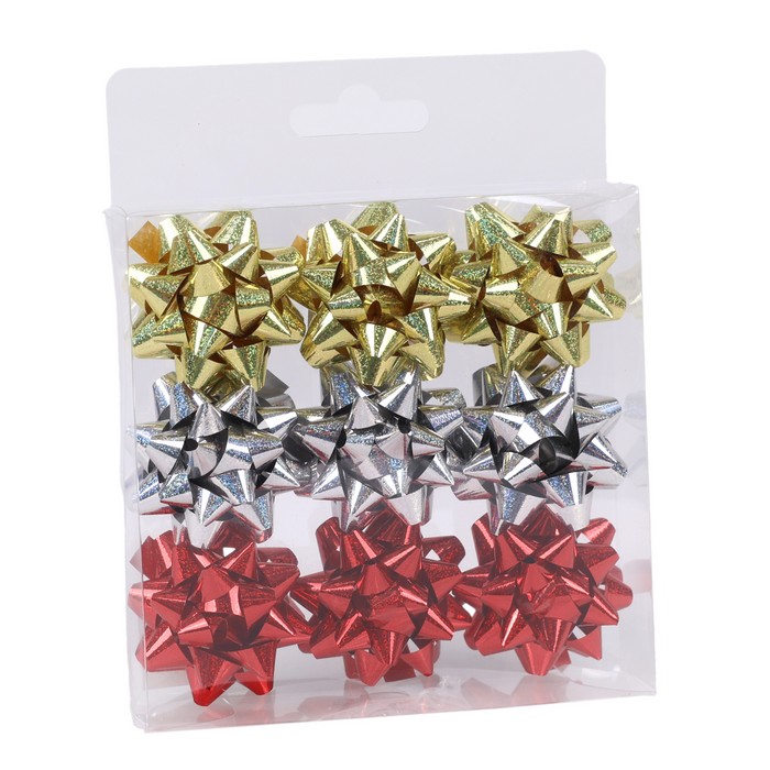 Банты подарочные (набор) (21251-27) (9шт) ТМ Global Christmas