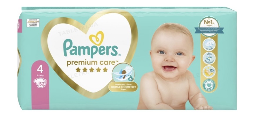 Подгузн.PAMPERS PC 4 52шт