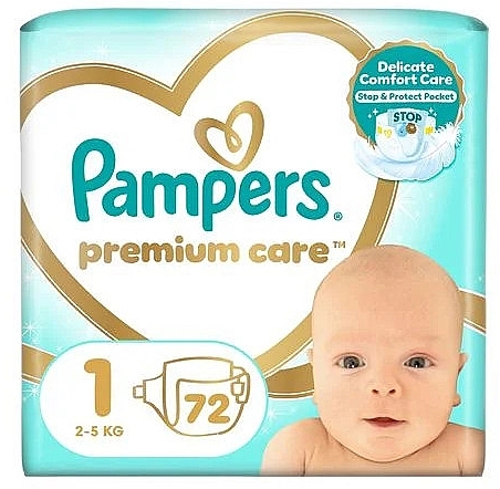 Подгузн.PAMPERS PC 1 72шт