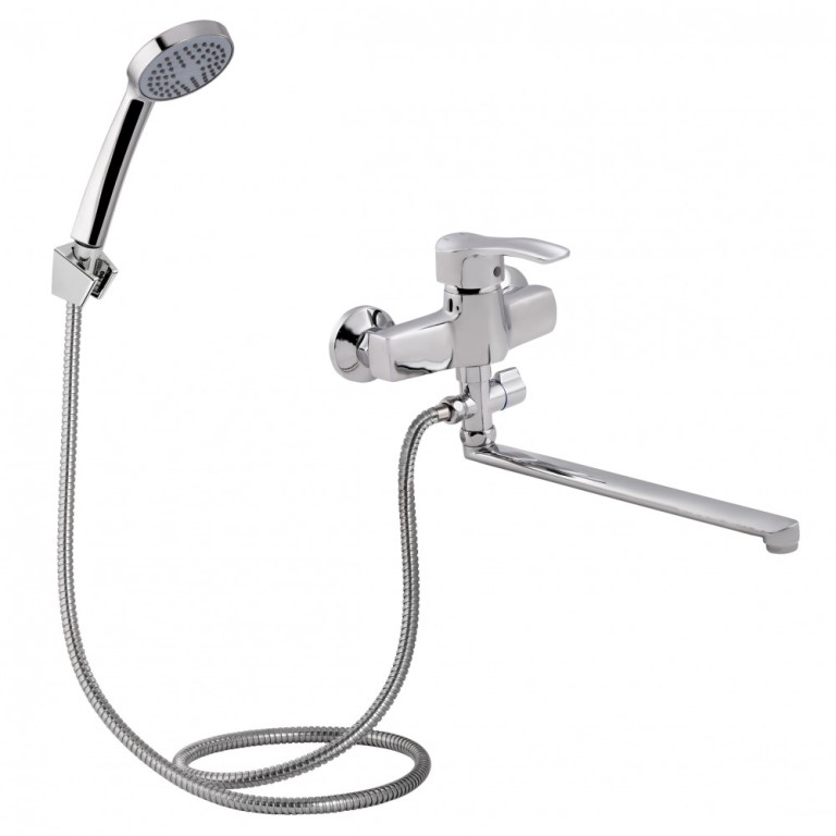 Смеситель одноручный, Латунь, для ванны универсальный (CRM Anny 005C2) ТМ Lidz