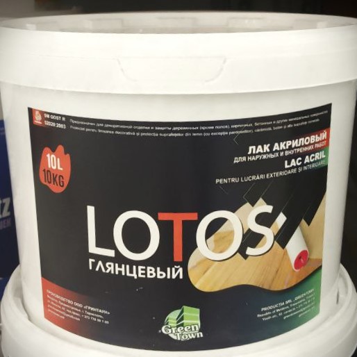 Лак защитный Lotos 10л ТМ Greentown