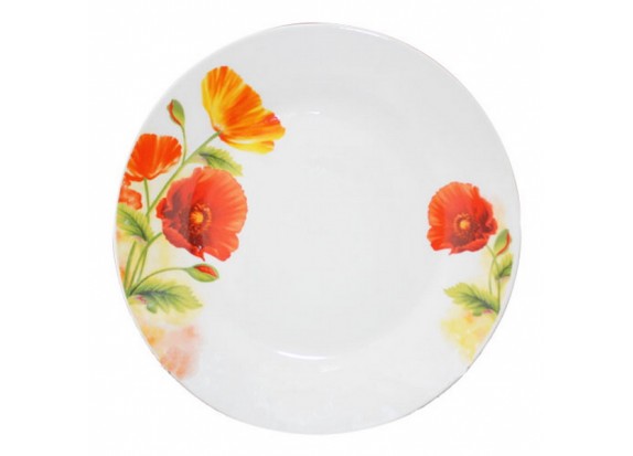 Тарелка глубокая круглая d.9, 240мм (8815 Мак)