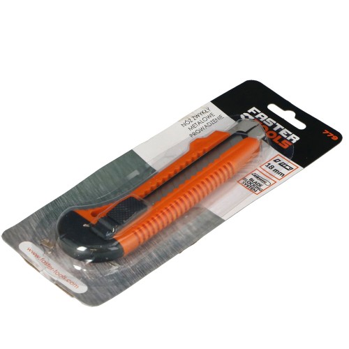 Нож обойный обычный- металлическая направляющая 18 FASTER TOOLS