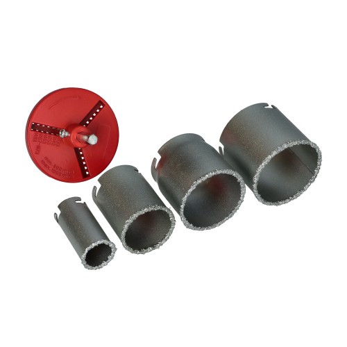 Коронка пильная с вольфрамовым напылением - 4шт. 33 - 73 FASTER TOOLS