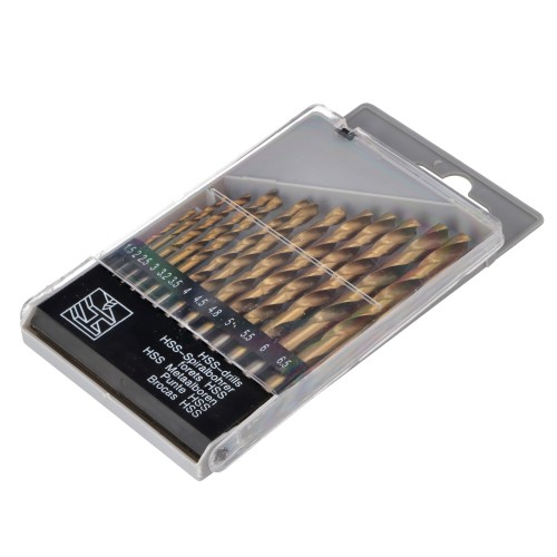 Сверла титановые 1,5 - 6,5 FASTER TOOLS