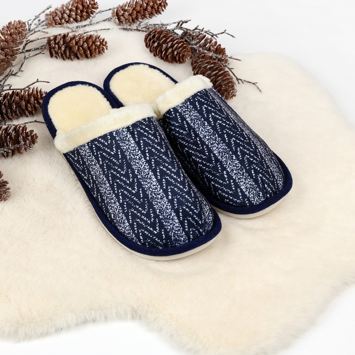 Тапочки мужские , 40-45, Текстиль, различные Цвета, DM24-12, GS