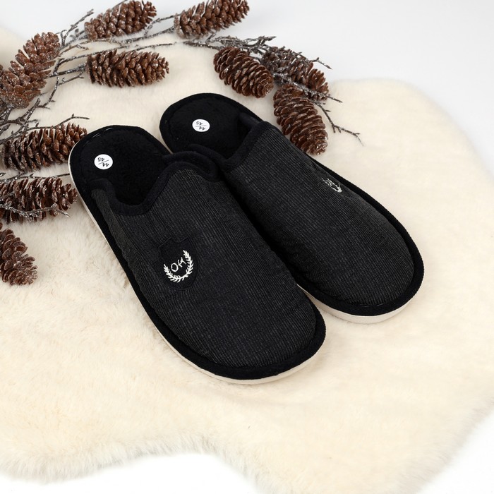 Тапочки мужские , 40-45, Текстиль, различные Цвета, DM24-1, GS