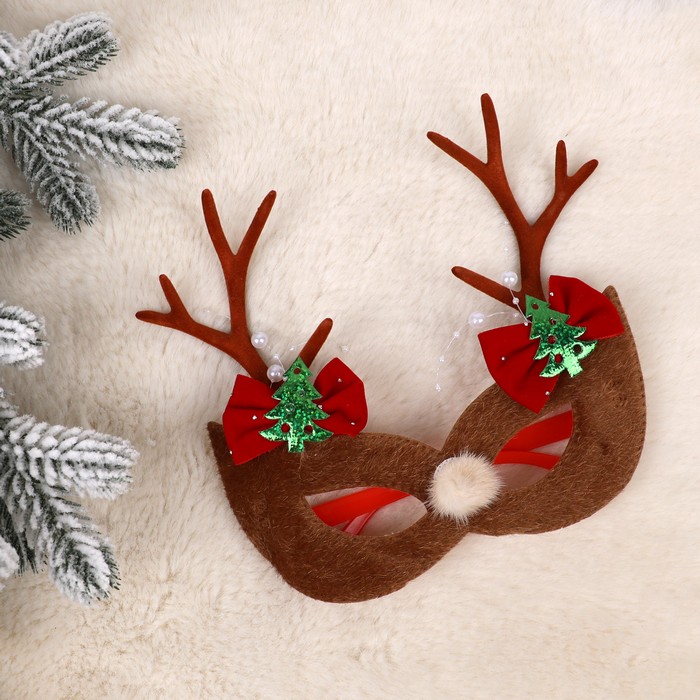 Очки новогодние, красные (RHH25328) ТМ Global Christmas