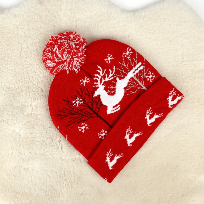 Шапка рождественская текстиль разноцветный (FY-S24016) ТМ Global Christmas