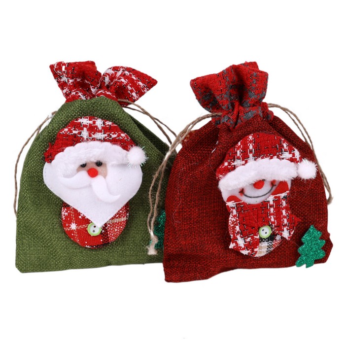 Мешок подарочный 15x22см (6014-5/FZ3028) ТМ Global Christmas