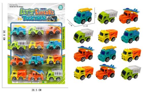Набор машинок, 12 шт