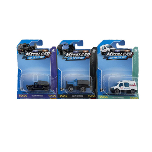 Набор металлических машинок City Rescue