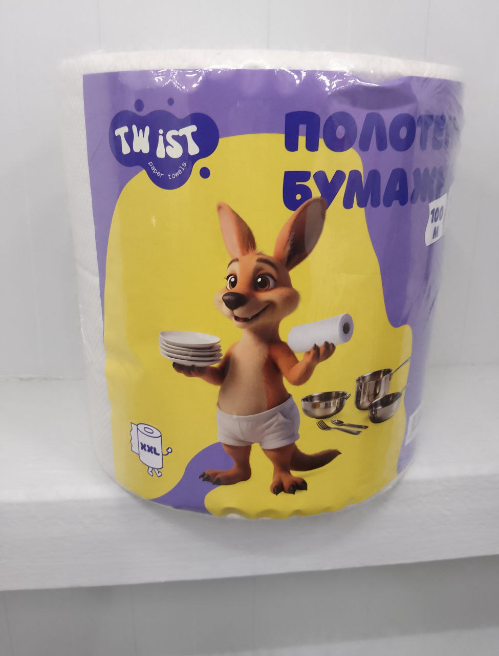 Полотенца, 100% целлюлоза, 100м, 2сл, 555отр