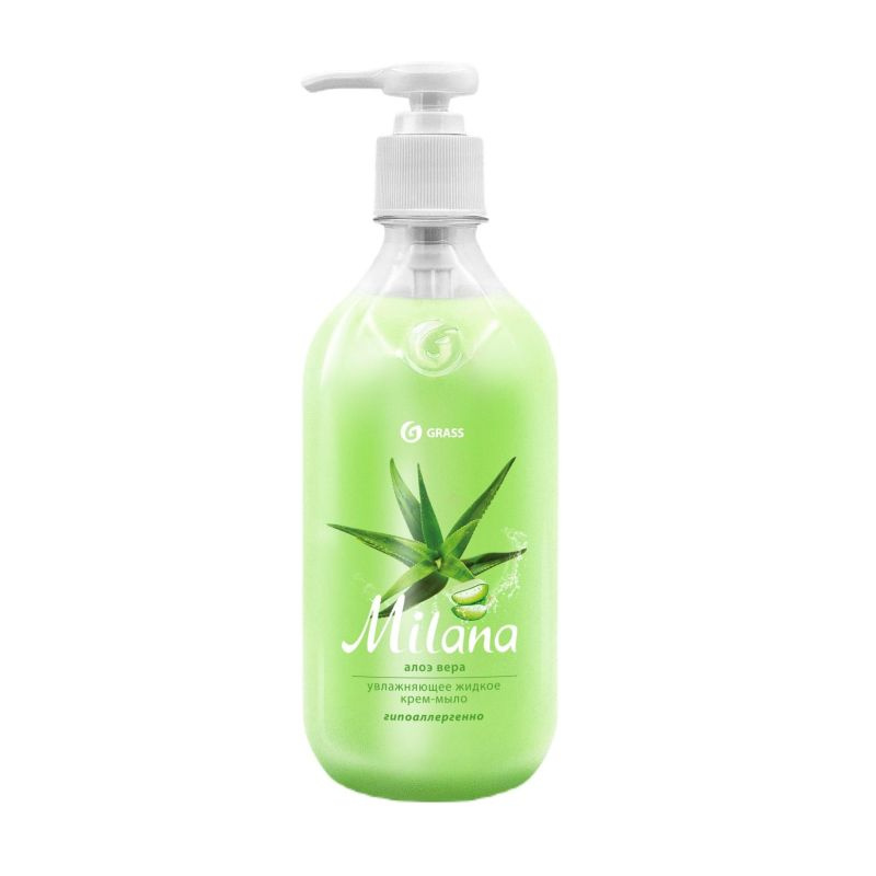 Жид.кр-мыло GRASS Mil.алоэ 500