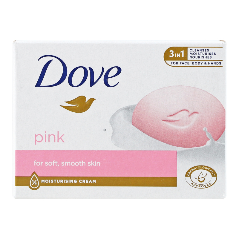 Кр-мыло DOVE роз.неж/гладк.90г