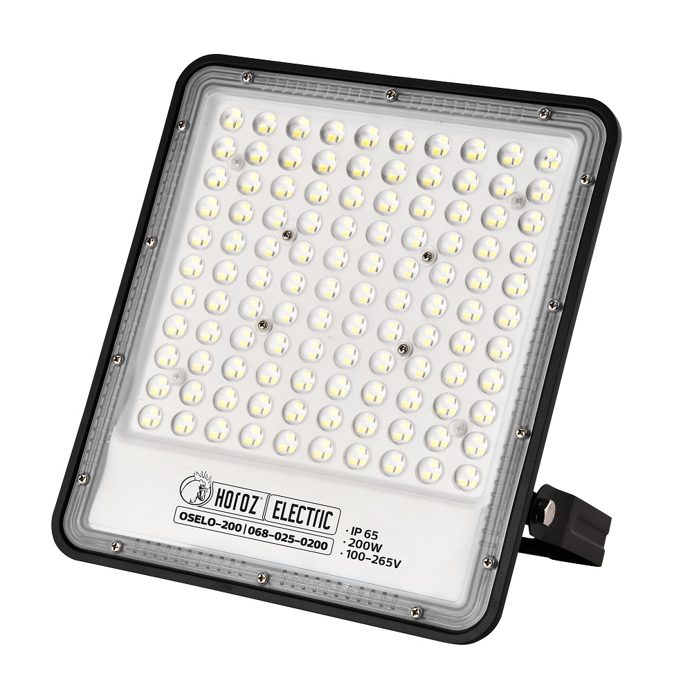 Прожектор светодиодный SMD LED (черный) 200W 6400K 20000 Lm IP65 OSELO-200