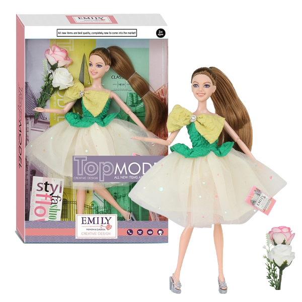 Кукла ЭмилиTop Model с аксессуарами и цветами