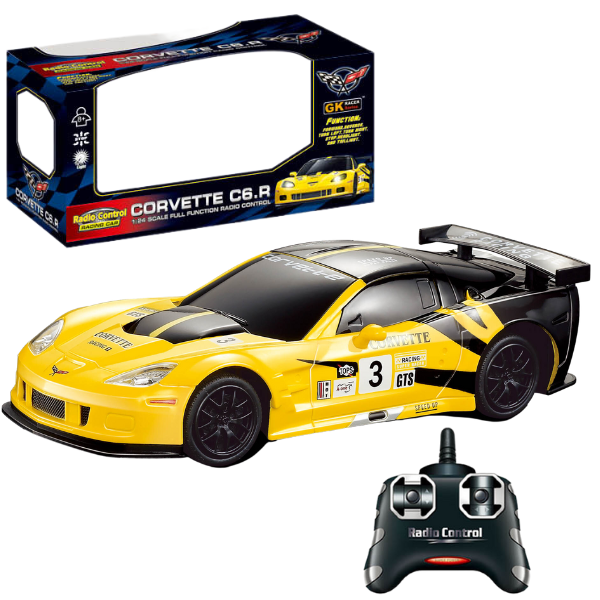 Машинка на п/у 1:24 Corvette C6.R (3 цвета)