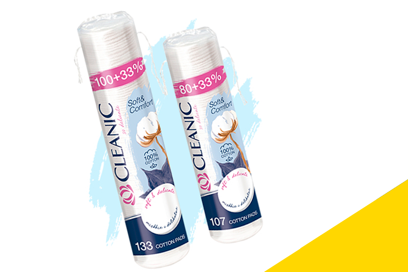 Диски ват.CLEANIC SC 80шт+33%