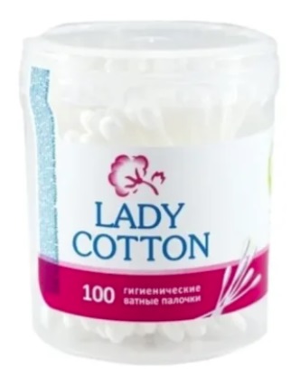 Палочки ват.Lady 100шт
