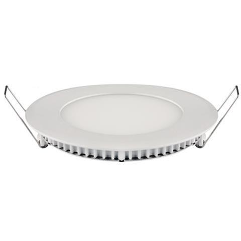 Панель встроенная LED SLIM-6W 6400K 270Lm 165-260V d-118,5мм. круглая белая/2/40