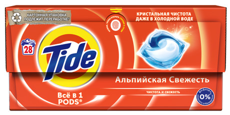 Капсулы д/ст.TIDE Allin1альп28