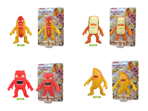 Игрушка-тянучка Стрейчапалз серия Foodbeast (6 видов) 14см