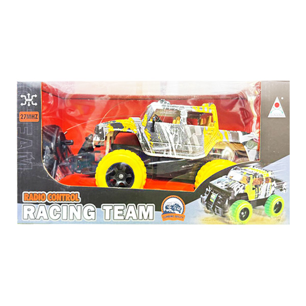 Машинка на п/у Racing team, желтая