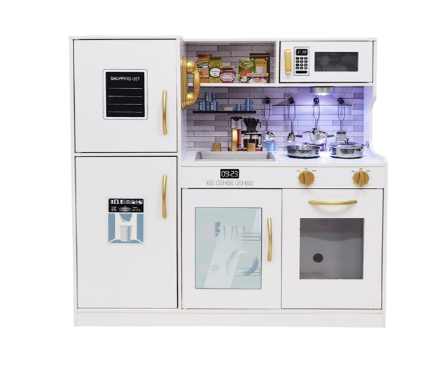 Кухня деревянная с аксессуарами и функциами 80*23,7*80cм, бел