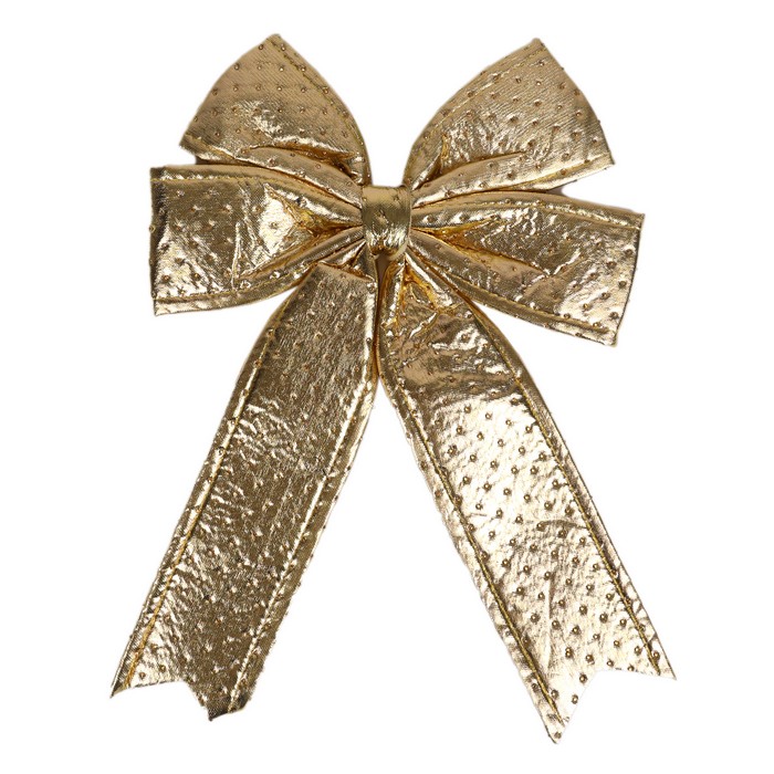 Бант декоративный золото 23x32см (HL25W-361-G) ТМ Global Christmas