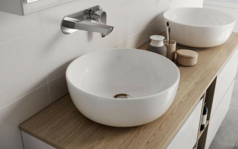 Умывальник накладной 400x400x150 круглый ТМ Cersanit Moduo