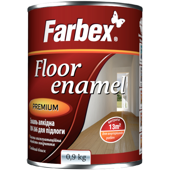 Farbex Эмаль ПФ-266 серая /2,8 (уп.6шт)