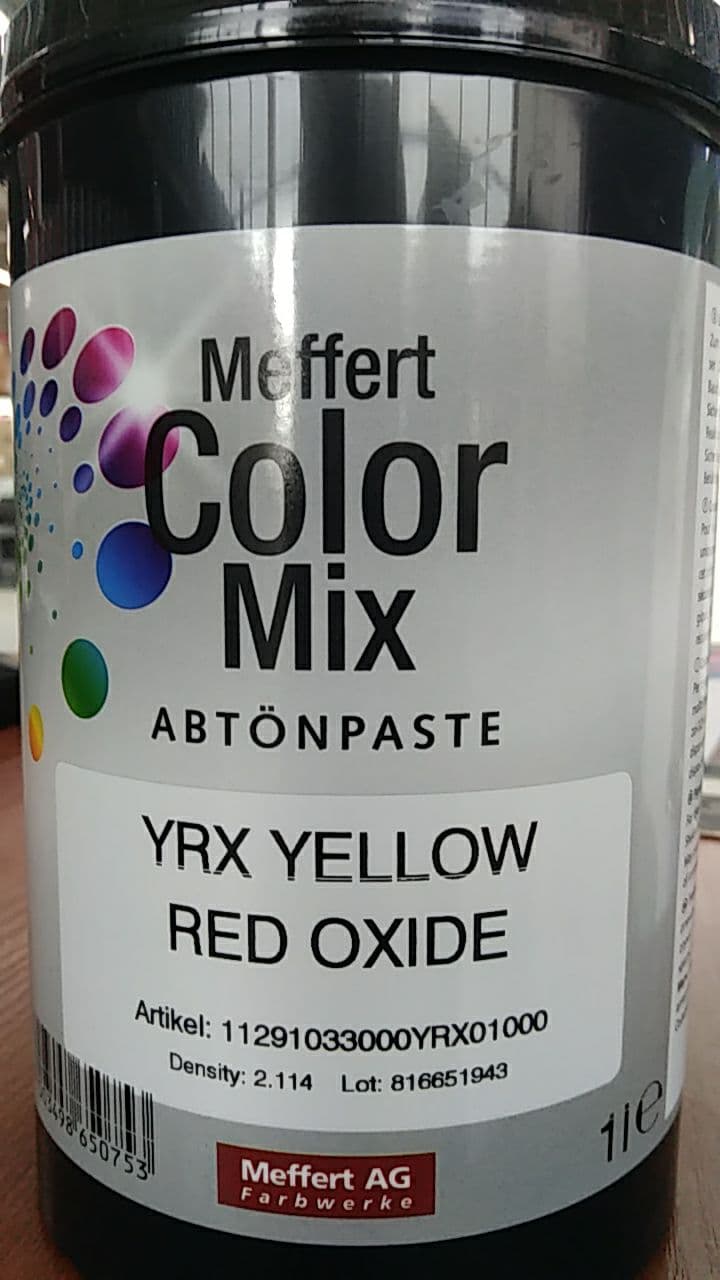 Колеровочная паста OYX Orange Yellow Oxide