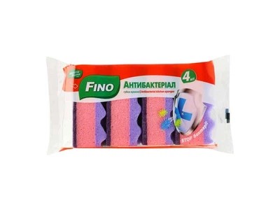 Губка FN д/пос.Антибак4шт 2303