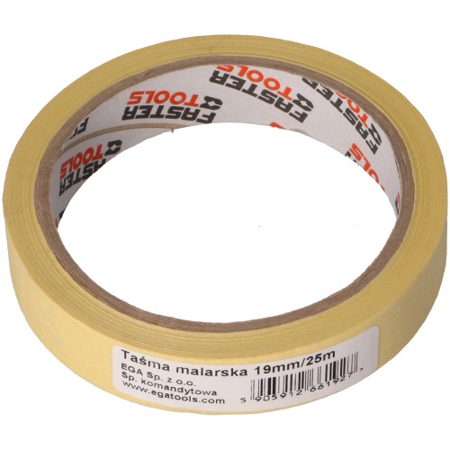 Лента малярная 19х25 FASTER TOOLS