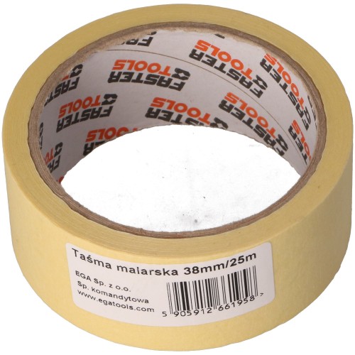 Лента малярная 38х25 FASTER TOOLS