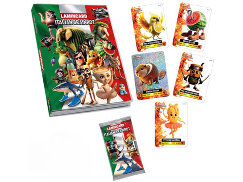 Альбом для коллекционных карточек Italian Brainrot