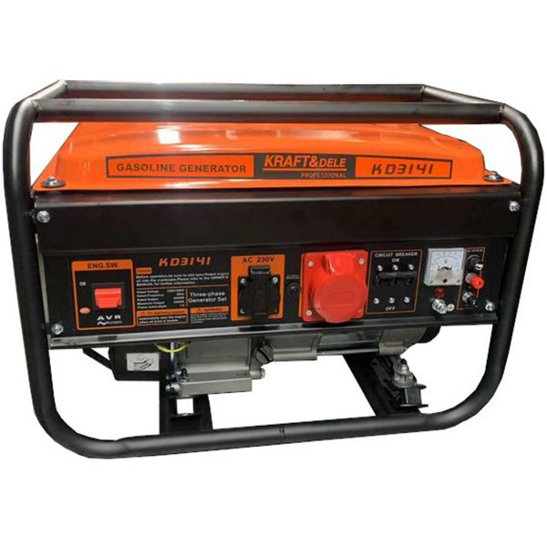 БЕНЗИНОВЫЙ ГЕНЕРАТОР KD3141 / 3 kW / 3,2 kW / три фазы