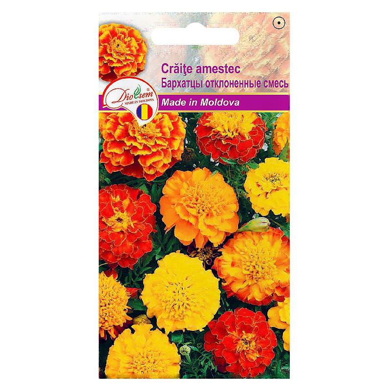Семена Цветов Euro Craite Amestec (0,3гр) (Бархатцы отклоненные смесь)