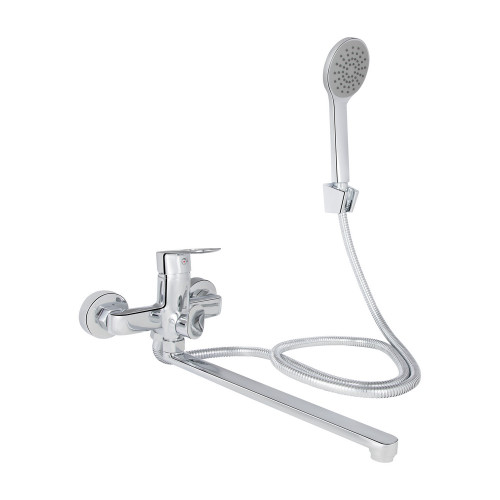 Смеситель одноручный, Цинк, для ванны длинный (Latwa 005) ТМ Lidz