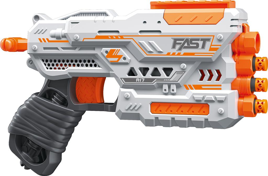 Пистолет игрушечный Fast Pioneer с мягкими пулями
